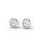 Fearless bezel stud earring diamond