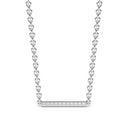 Harmony bar necklace diamond