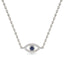 Protection evil eye necklace sapphire