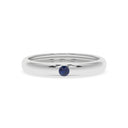 Courage single stone band sapphire