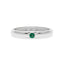 Courage single stone band emerald