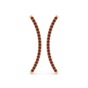 Rise pave curve climber ruby