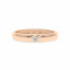 Courage single stone band diamond