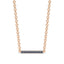 Harmony bar necklace sapphire