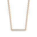 Harmony bar necklace diamond