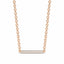 Harmony bar necklace diamond