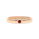 Courage single stone band ruby