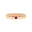 Courage single stone band ruby