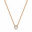 Iiluminate halo necklace diamond