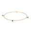 Empower solitaire bracelet emerald