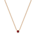 Empower solitaire necklace ruby