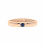 Courage single stone band sapphire