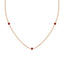 Fearless bezel necklace ruby