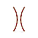 Rise pave curve climber ruby