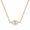 Protection evil eye necklace diamond