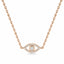 Protection evil eye necklace diamond