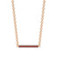 Harmony bar necklace ruby