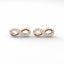 Achieve infinity stud earrings diamond