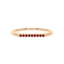 Harmony bar ring ruby