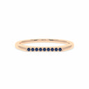 Harmony bar ring sapphire