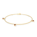 Empower solitaire bracelet ruby