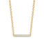 Harmony bar necklace diamond