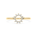 Invincible sun ring diamond