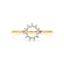 Invincible sun ring diamond