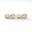 Achieve infinity stud earrings diamond