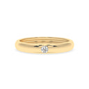 Courage single stone band diamond