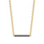 Harmony bar necklace sapphire