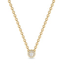 Iiluminate halo necklace diamond
