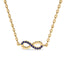 Achieve infinity necklace sapphire