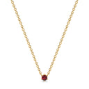 Empower solitaire necklace ruby