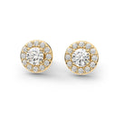 Iiluminate halo stud earring diamond