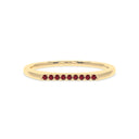 Harmony bar ring ruby