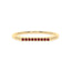 Harmony bar ring ruby