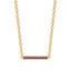 Harmony bar necklace ruby