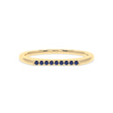 Harmony bar ring sapphire