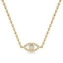 Protection evil eye necklace diamond