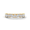 Everlush marquise round shape diamond ring