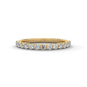Calm half eternity band diamond