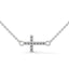 Divine cross necklace diamond