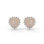 Dazzling Heart Earring Diamond