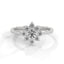 Serenity flower ring diamond