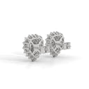 Dazzling Heart Earring Diamond
