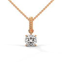Strength rope necklace diamond