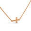 Divine cross necklace diamond