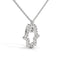 Power hamsa necklace diamond