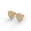 Dazzling Heart Earring Diamond